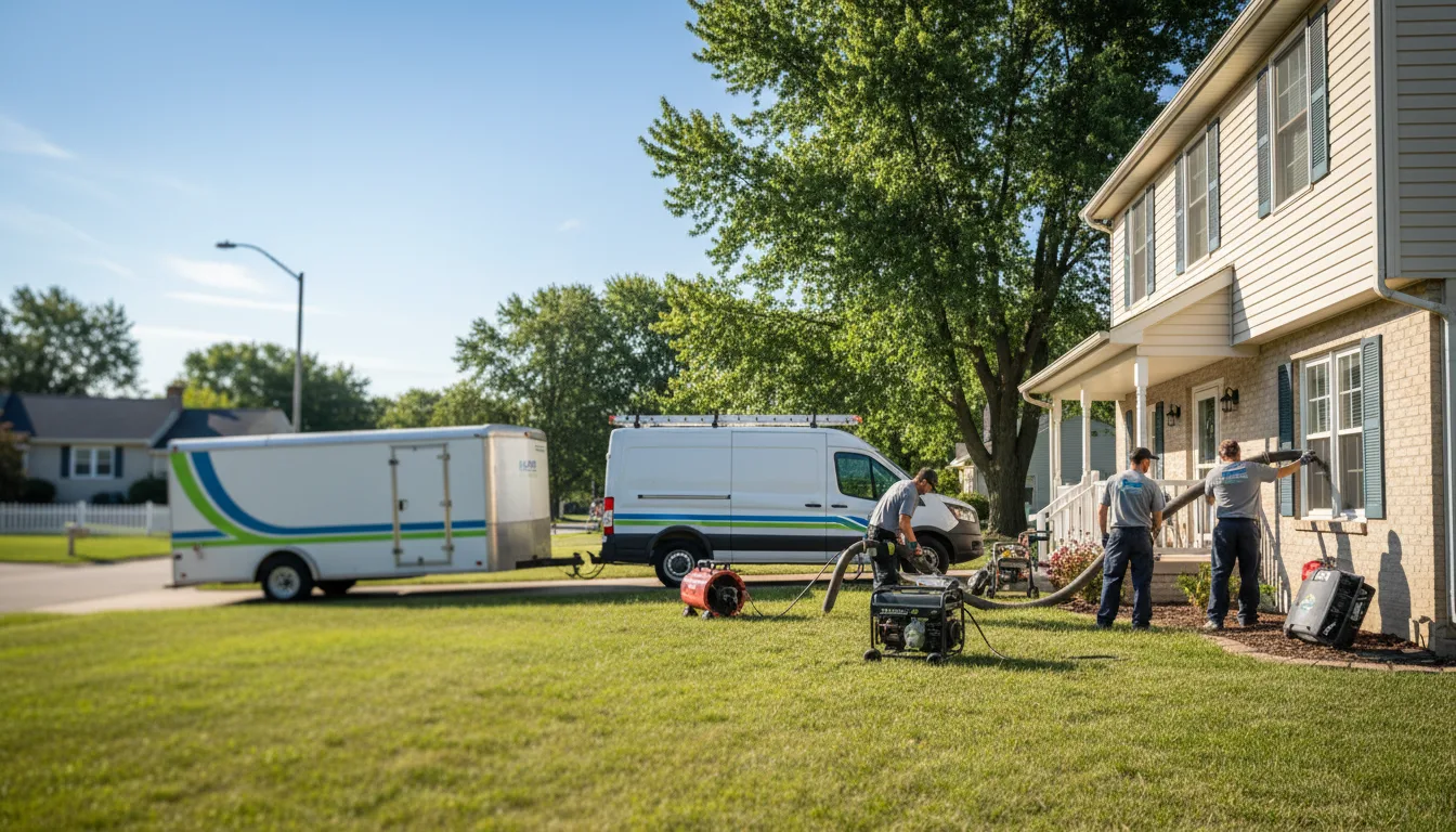 Flooded Basement Restoration And Cleanup With Repair in Savonburg, KS near me